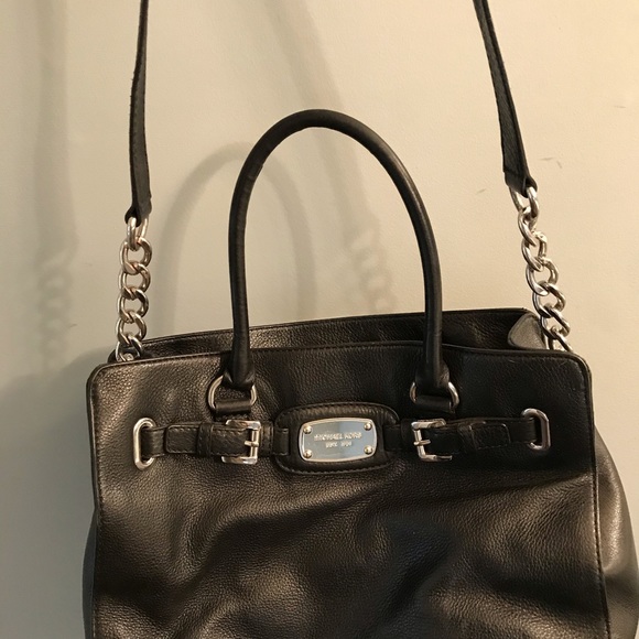Michael Kors Hamilton Black Satchel - Picture 6 of 6